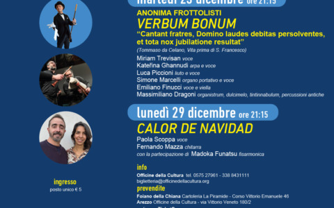 Calor de Navidad: concerto argentino a Foiano della Chiana per il Foiano Book Christmas