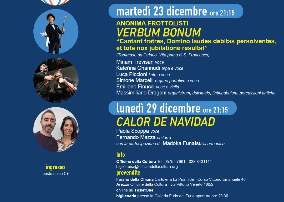 Calor de Navidad: concerto argentino a Foiano della Chiana per il Foiano Book Christmas